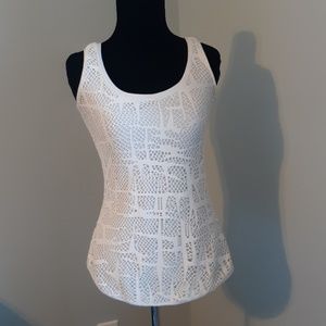 Dressy white tank top